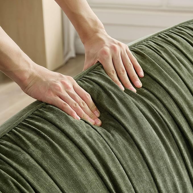 145.67 Large'' Curved Sofa Couch - Image 5