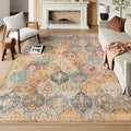 Lahome Moroccan Washable Area Rugs 9x12 Living Room, Soft 9x12 Area Rug by Lahome