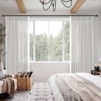 Off White Light Filtering 60 Inch Wide Bedroom Curtains 120 Inches Extra Long - Image 6
