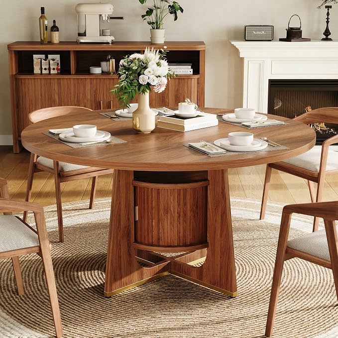 IRONCK 47 Inch Round Dining Table - Image 5