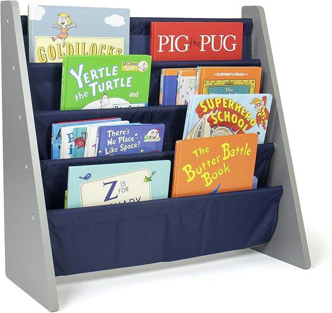 Humble Crew Kids Bookshelf, 4-Tier Front-Facing Book Display Organizer - Image 3