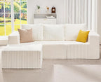 Hobestluk Modular Sectional Sofa Memory Foam Couch Oversized Sectional Sofa by YourHomeDeservesMore