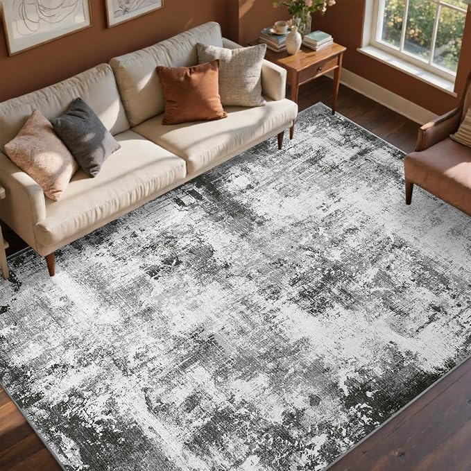 8x10 Ft Large Area Rugs for Living Room, Soft Non-Slip Washable Rugs Modern - Image 3