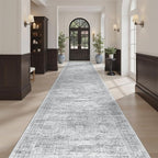 Soalmost Washable Hallway Runner Rug 3x16 Kitchen Entry Rugs Non-Slip, Foldable by Soalmost