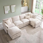 112.6" Modular Sectional Cloud Couches by Unknown