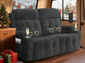 RV Loveseat Recliner Sofa, Wall Hugger Double Recliners by TiooiiReclinerSofa
