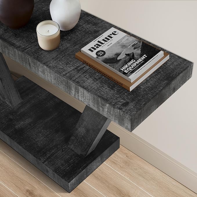 60" Wood Console Table for Entryway Bench - Image 6