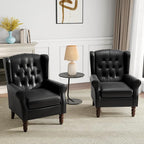 Mid-Century Modern Wingback Accent Chair - Image 6