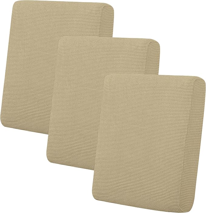 Easy-Going Stretch 3 Pieces Couch Cushion Cover by Easy-Going