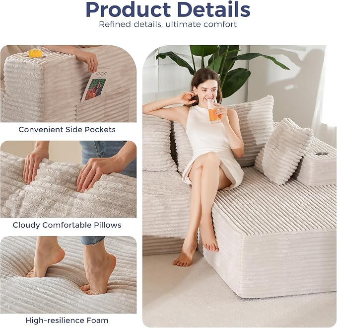 MAXYOYO Modular Sectional Couch - Image 5