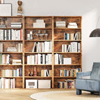 IRONCK Industrial Bookshelves and Bookcases Floor Standing 6 Shelf Display - Image 2