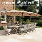 SUPERJARE 15FT Outdoor Patio Umbrella - Image 2