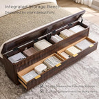 T4TREAM Fluted Queen Size Bed Frame - Image 4