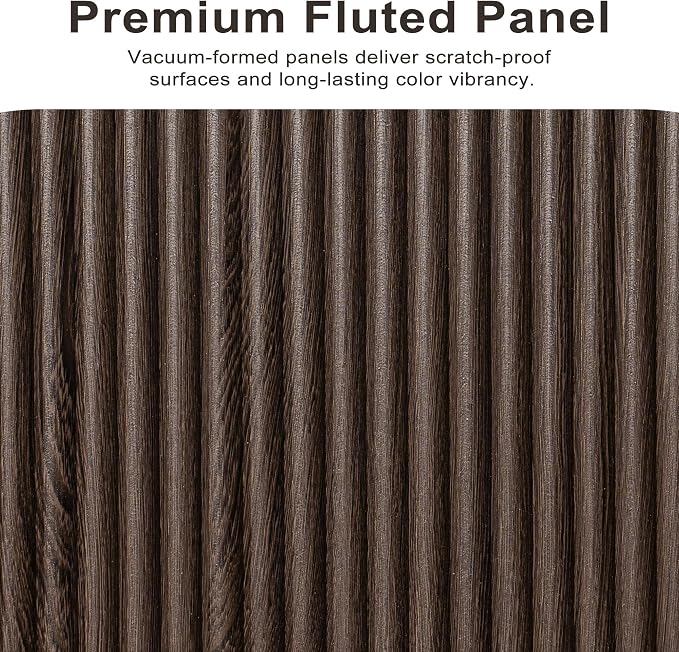 3-Piece Fluted Living Room Set Includes 2 Fluted Night Stand - Image 9