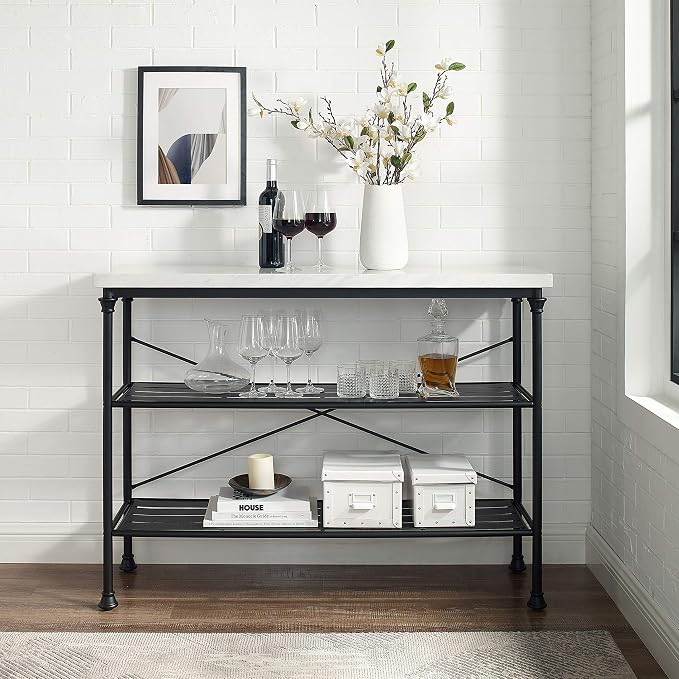 Crosley Furniture Madeleine Sofa Console Table - Image 2