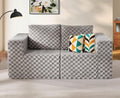 Modular Sectional Sofa 2 Seater Loveseat Modular Couch by YourHomeDeservesMore
