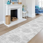 2x12 Runner Rug Non Slip, Washable Hallway Runner Rug, Laundry Room, Soft by Restydon