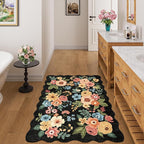 DUKINO 3x4 Rug, Non Slip Floral Washable Area Rug - Image 3
