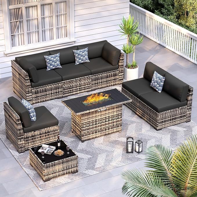 8-Piece Patio Furniture Set by VonzoyHome