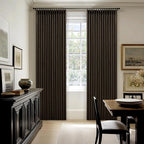 100% Blackout Linen 102 Inch Curtains 2 Panels - Image 9
