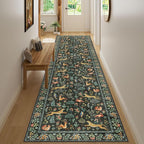 DUKINO 3x12 Runner Rug for Hallway, Washable Animal Rug for Kitchen, Low Pile - Image 6