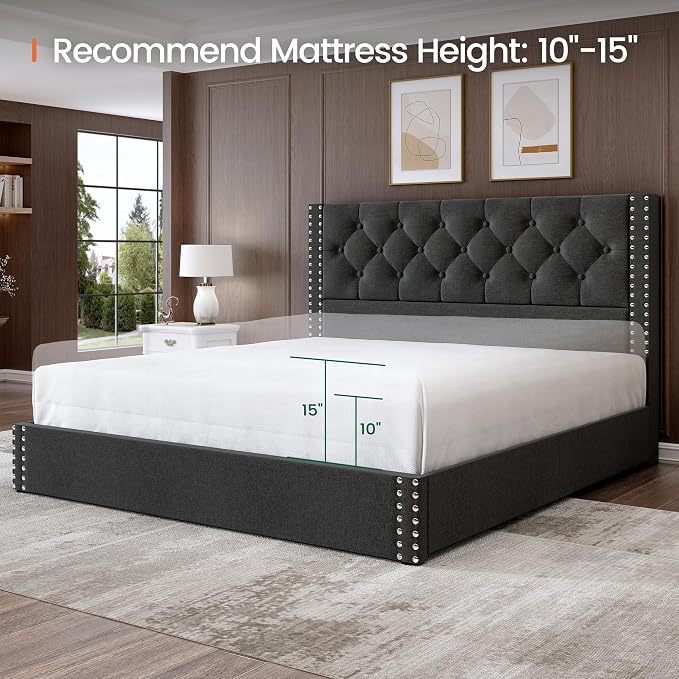 LARMACE Queen Size Bed Frame - Image 7