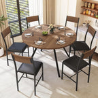 Pamapic 47'' Round Dining Table Set - Image 7