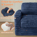 MAXYOYO Kids Bean Bag Chair, Comfy Faux Fur Bean Bag Sofa - Image 6