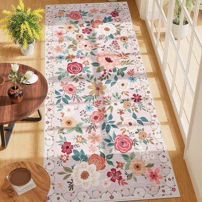 DUKINO 3x7 Kitchen Runner Rug, Washable Rug - Image 3
