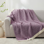 Snuggle Sac Buttery Purple Throw Blanket - Image 3