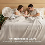 Bedsure GentleSoft 100% Cotton Large Blanket Oversized King - Image 2