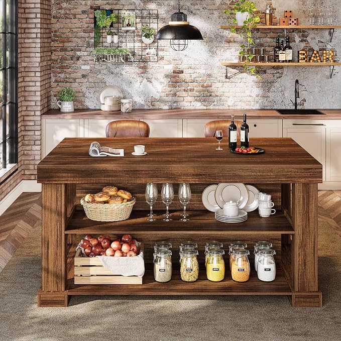 Tribesigns Bar Table, 55-Inch Counter Height Pub Table - Image 9