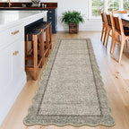 GarveeHome Scalloped Washable 2x10 Kitchen Runner Rug Non Slip - Image 3