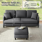Welzona 83" Couches for Living Room, Teddy Sofa Couch - Image 2