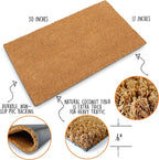 Blank Doormat Coir 30x17 Inch for Screen Printing, Welcome Mat Outdoor 1pk | - Image 2