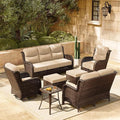 HILLGA 7-Piece Luxury Patio Furniture Set by HILLGA