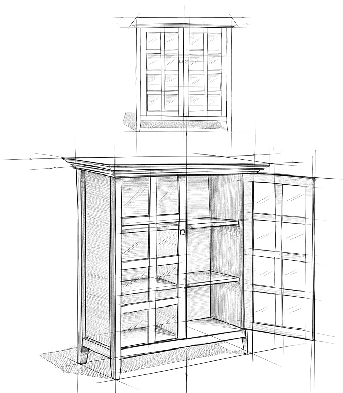 SIMPLIHOME Acadian Storage Cabinet - Image 12
