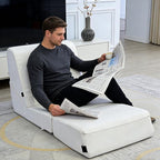 jela Luxury Indoor Chaise Lounge, Foldable Sofa Bed Chair - Image 4