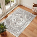 2x3 Rug Non Slip, Small Washable Entryway Rug, Runner by Zesthome