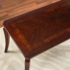 59”Farmhouse Dining Table with Carved Legs, Rectangular Kitchen Table - Image 5