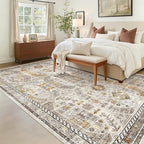 Madane 5x7 Area Rugs for Living Room, Non-Slip Washable Rug, Soft Low Pile - Image 2