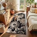 Findosom Hallway Runner Rug 3x6, Non Slip High-Low Textured Floral Washable - Image 4