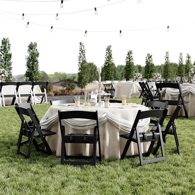 Flash Furniture Hercules Set of 2 Kids Black Resin Folding Chairs - Image 8