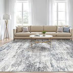 LOONGRUG 10x14 Area Rugs Washable Large Neutral Modern Living Room Rug | - Image 5
