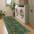 DUKINO 2x7 Runner Rug for Hallway, Washable Kitchen Rugs Non Slip, Stain - Image 6