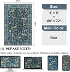 DUKINO 4x6 Area Rug, Non Slip Animal Washable Rug - Image 2
