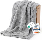 Bedsure GentleSoft Silver Grey Throw Blanket by Unknown