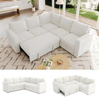 83.5" Sectional Sleeper Sofa by Unknown