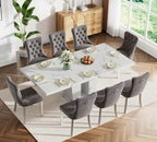 Henf 63"-79" Extendable Dining Room Table and Chairs Set - Image 2