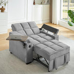 Large Size Convertible Sleeper Chair Futon Sofa Bed, Comfortable thick cushion by Unknown